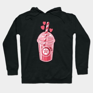 The pink sakura drink with love Hoodie